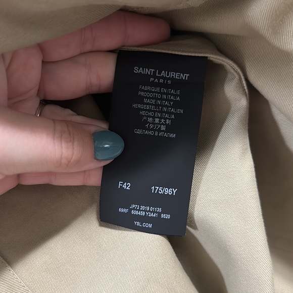 Saint Laurent Cargo Mini Dress - Size FR42 (US 10) - Picture 5 of 8